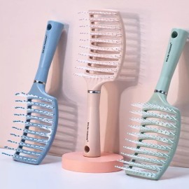 Veraly Cepillo Arqueado Desenredar Cabello Colores Pastel Hueco