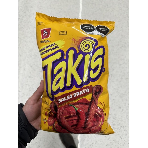 Barcel Mexican Chips 5 Bags Barcel Takis Salsa Brava (65g