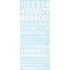 Puz Modeling Works Vertex Numbering Decal Neo White Plastic Model Decal VNC-02W
