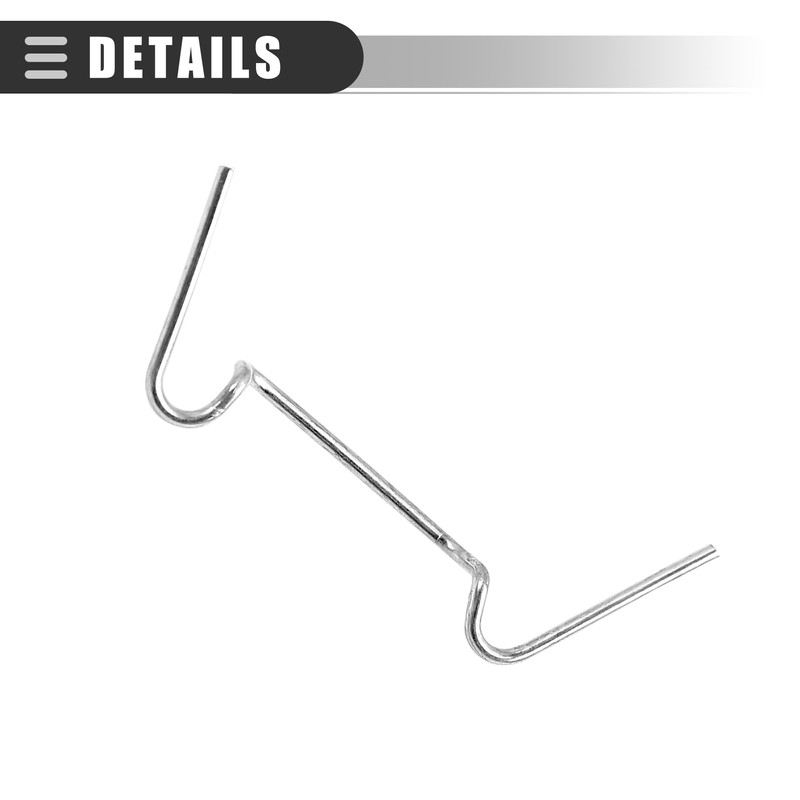Motoforti Universal Motorcycle Fastener Spring Clip, Headlight Spring Clips, Square,