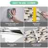 Jeedeson 10-Sheet Peel and Stick Backsplash Tile Shelf-Adhesive Wall Stickers