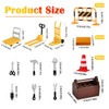 Pack of 30 Gnome Accessories Construction Site Miniature Construction Site