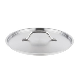 Soro Essentials- 12 qt. Stainless Steel Double Boiler Pot Lid 10-15/64" Diameter x 1-19/64" Height- Fits 12 qt. Double Boiler Pot Cover for Butter Chocolate Cheese Caramel Fondue Candy Dessert Sauces