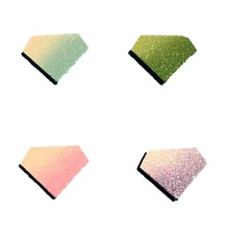 Roeda Brighten Your Life 13760M Glittered Gemstone Magnets Set of 4 Assorted Made in USA