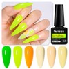 MTSSII Neon Gel Nail Polish Set Glow in Dark Gel
