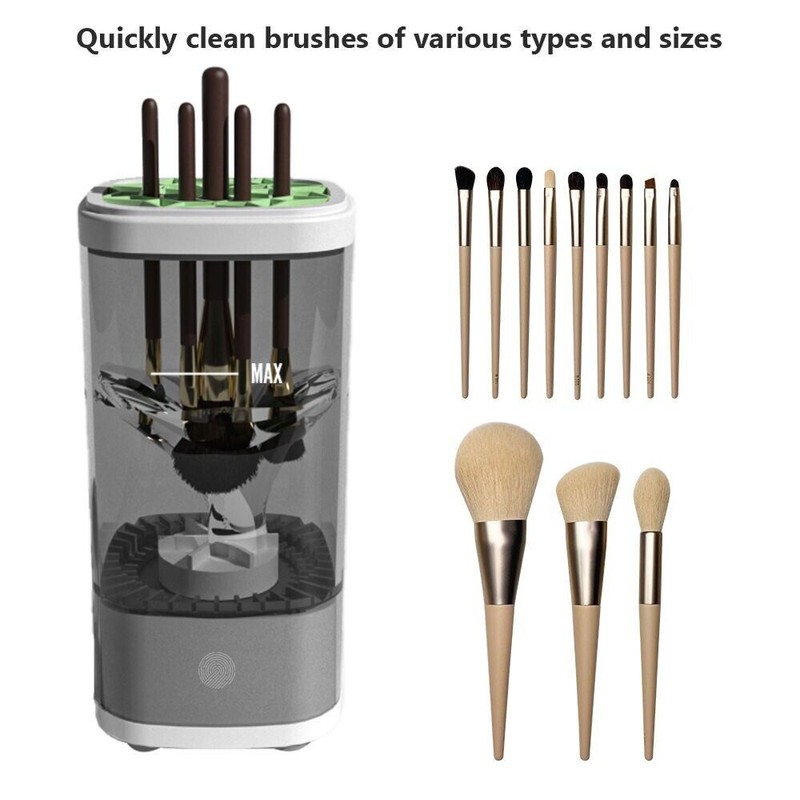 LIFEES Makeup Brush Cleaner, LIFEES Premium Electric Makeup Brush and