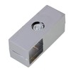 Yibuy 2 Way Clamp Tube Connector for 25mm Square Pipe