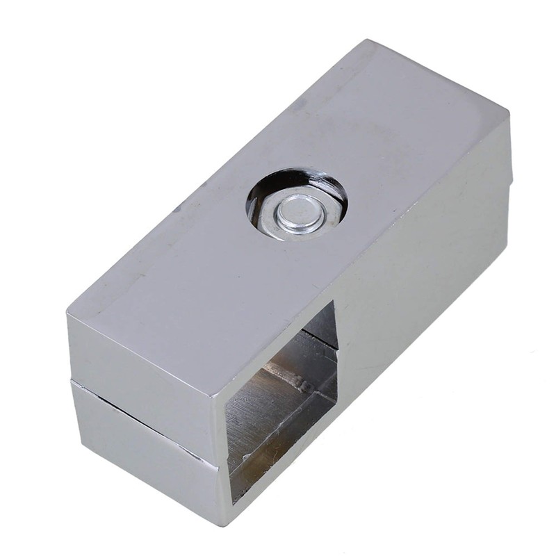 Yibuy 2 Way Clamp Tube Connector for 25mm Square Pipe