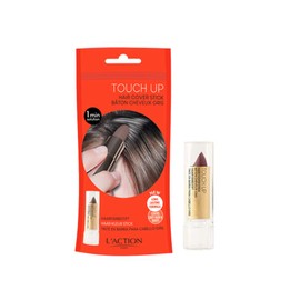 L'Action Paris Hair Cover Stick, Covers Grey and Discoloured Roots, Washes Out, Mahogany