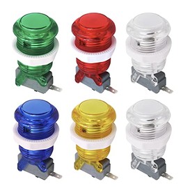SJ@JX 6x Arcade Button Happ Style 28mm Standard Push Button