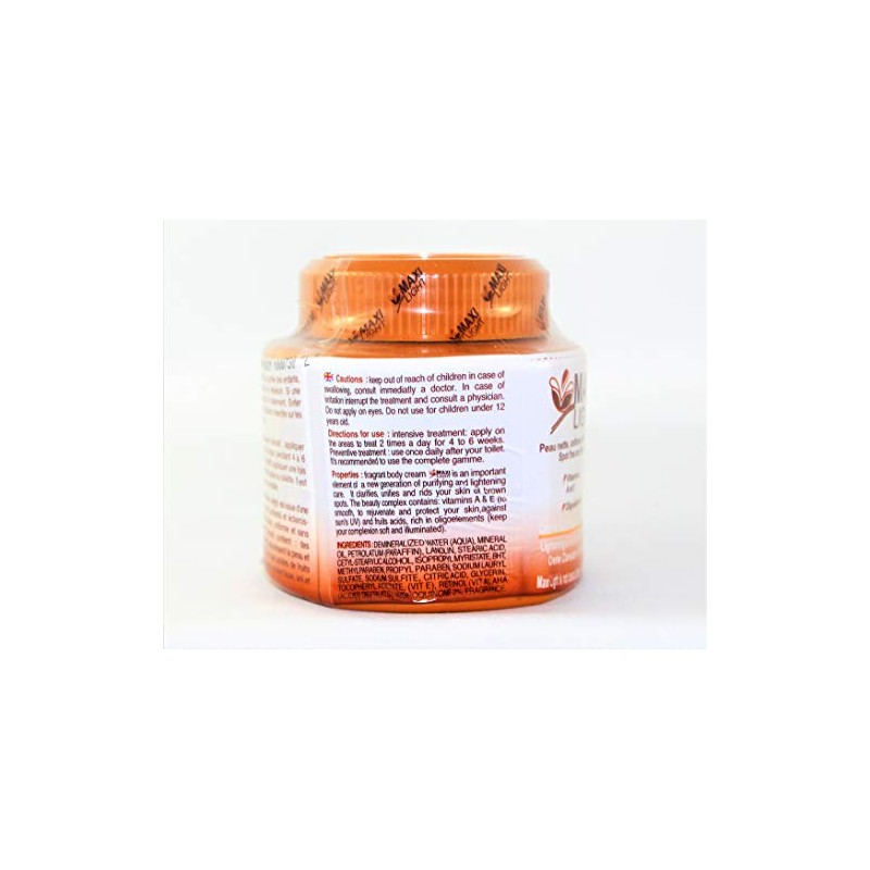 MAXI LIGHT Crema Humectante para la piel Iluminación Adulto