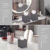 Tissue Box Cover, PU Leather Tissue Box Holder Square Kleenex