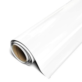 Siser EasyWeed Stretch Matte HTV 11.8" x 5FT Roll - Iron On Heat Transfer Vinyl - (White - HEX #EFF0F1)