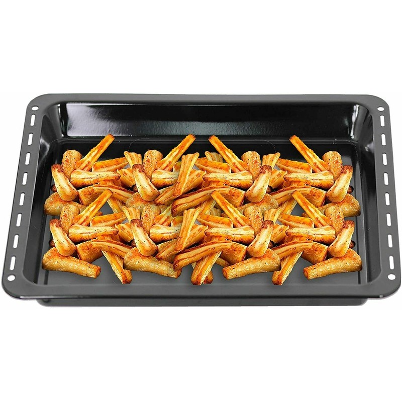 SPARES2GO Roasting Pan Baking Tray Compatible with Rangemaster Oven Cooker