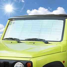 Parasol de Parabrisas Grueso para Suzuki Jimny JB64 JB74W 2019 2020 2021 2022 2023 2024 2025 Reflector UV Plegable Parabrisas Delantero