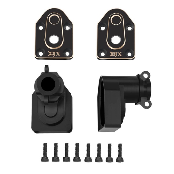 DJX CNC Brass Rear Knuckles Housing Inner & Outer Covers