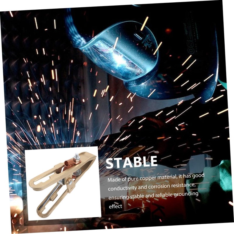 SHINEOFI Grounding Clamp Grounding Clip Duty Grips Electric Welder Welding