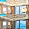 TZHILAN G4 LED Light Bulb 120V Dimmable, Brighter with Glass