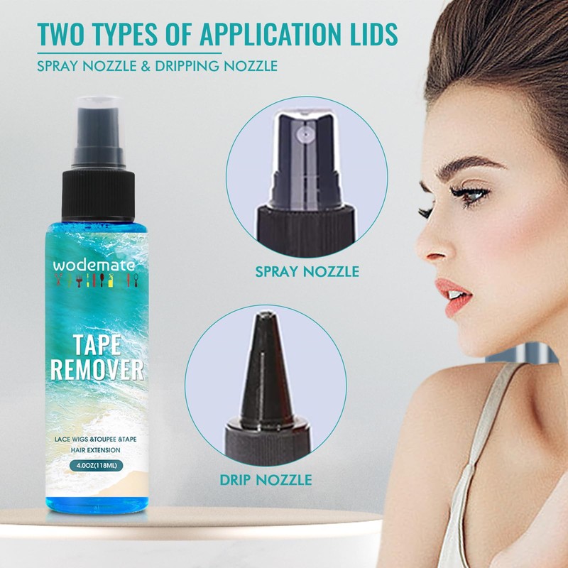 Tape in Extension Remover, Hair Extensions Tape & Adhesive Remover
