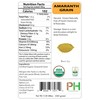 Organic Whole Grain Amaranth Grain Seeds non-GMO RAW non-GMO Vegan