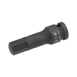 uxcell 3/8" Drive x H12 (12mm) Impact Hex Bit Socket, Metric 3" Length, CR-MO Steel Use with Impact Drivers or Hand Ratchets