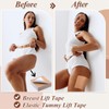 Threlaco 30 Pcs Thigh Lift Tape Waterproof Tummy Lifting Body