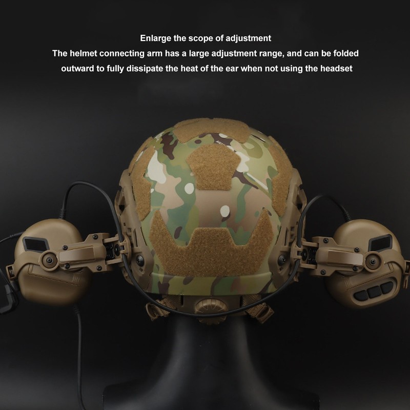 360 Degree Rotation Headset Helmet Guide Adapter Multi Angle Rotation