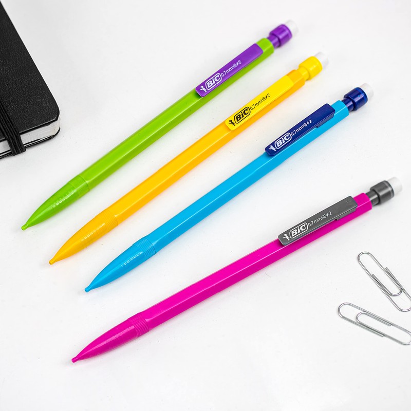 Bic Matic Fun Mechanical Pencil 0.7 mm HB with Eraser