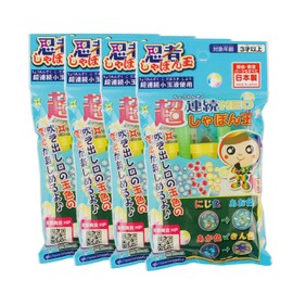 Tomoda Shabon Ball, Ninja, Super Continuous Shabon Ball, Neo Set of 4, Made in Japan