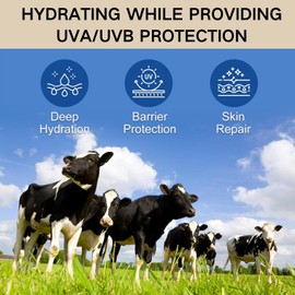 Beef Tallow Sunscreen SPF 50+, Organic Sunscreen SPF 50+ Face Moisturiser, Grass Fed Beef Tallow Natural Sunscreens,No White Cast, Non Greasy Formula for Face & Body Dry Sensitive Skin