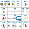 Fishing Lures Making Kit, 231pcs DIY Inline Spinner Bait Making
