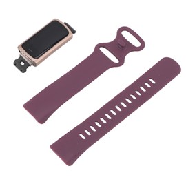 C68 Smart Bracelet IP68 Waterproof 90mah USB Charging Pedometer Temperature Sleep Monitoring Sports Modes Smart Band for Gift Purple