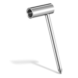 1Pcs Guitar Truss Rod Wrench, 5/16" (8mm) Allen Wrench Tool Guitar Repair Adjustment Neck Adjustment Luthier Tools with Cross Screwdriver Practical Tools (Silver)