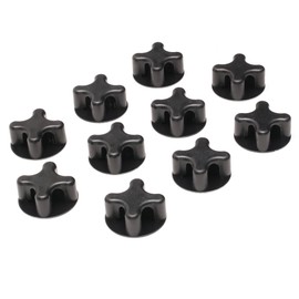 Magnetic Cable Holder Desktop Multipurpose Cord Keeper Cable Organizer Clip Cable Management for Home Office Supplies Wire Organizer (Black 10Pcs)