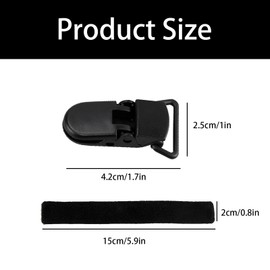 12-Pack Garden Flag Rubber Stoppers and Anti-Wind Clips for Garden Flag Poles