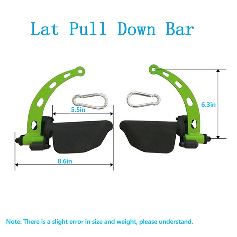 KORIKAHM Adjustable Lat Pull down Bar, Cable Machine Attachments for