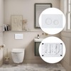 PuritySage Wall Hung Toilet Tank with Dual Flush Plate,Compatible with