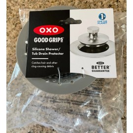 OXO New Carton of 6 Oxo Good Grips Silicone Shower/Tub Drain Protectors