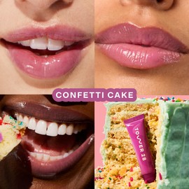 Tower 28 Tower 28 LipSoftie Hydrating Tinted Lip Treatment Balm, Moisturizing Lip Mask for Chapped Lips - Confetti Cake, Sheer Lavender Pink