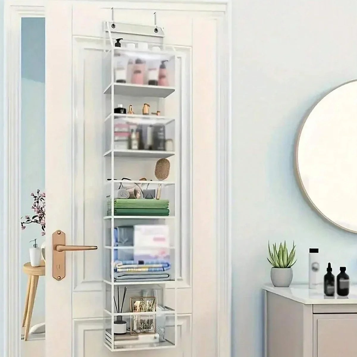 4/6 Layer Multi-functional Fabric Storage Bags Hanging Bag