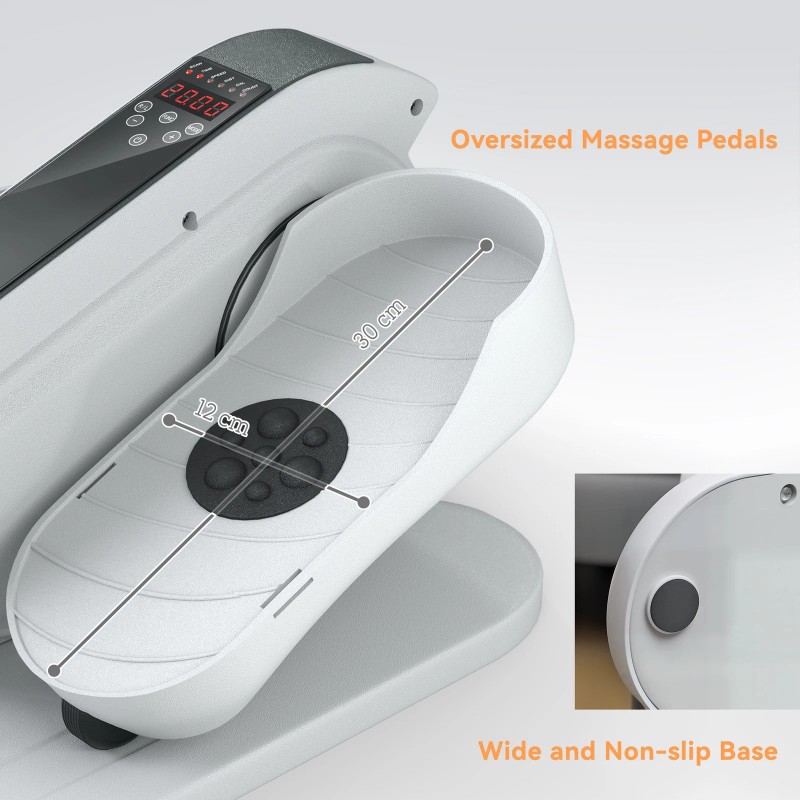 Soozier Under Desk Elliptical Machine with Remote Control, 10 Speeds