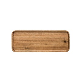 HomeImpel Wood Platter, 100% Natural Wood, Durable, 11 x 4.1 x 0.6 inches, Acacia, Serving Tray for Food, Dessert, Salad, Cookie, Fruit, Sushi