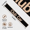 Drive-up Golf Cart Name Plate for Club Car DS and