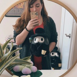 Squishable Glow in the Dark Squishable Plague Doctor Plush 7 Inch Cuddly Toy