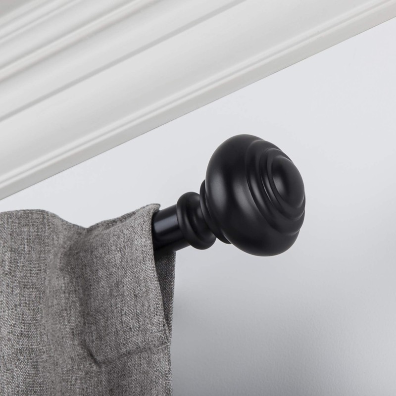 Curtain Rod, Quick Easy Installation, No Tools Option, 1" Diameter,