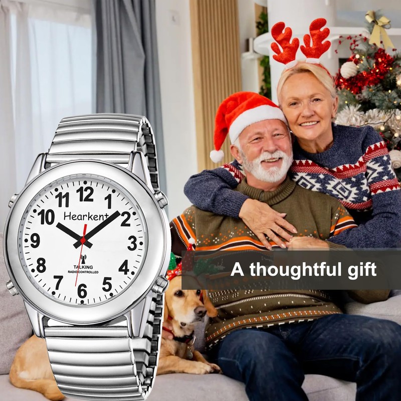 Hearkent Atomic Talking Watch for Women Self-Setting for Visually impaired