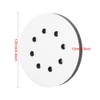 125Mm 8 Holes Soft Sponge Buffer Pad, Interface Cushion Pad