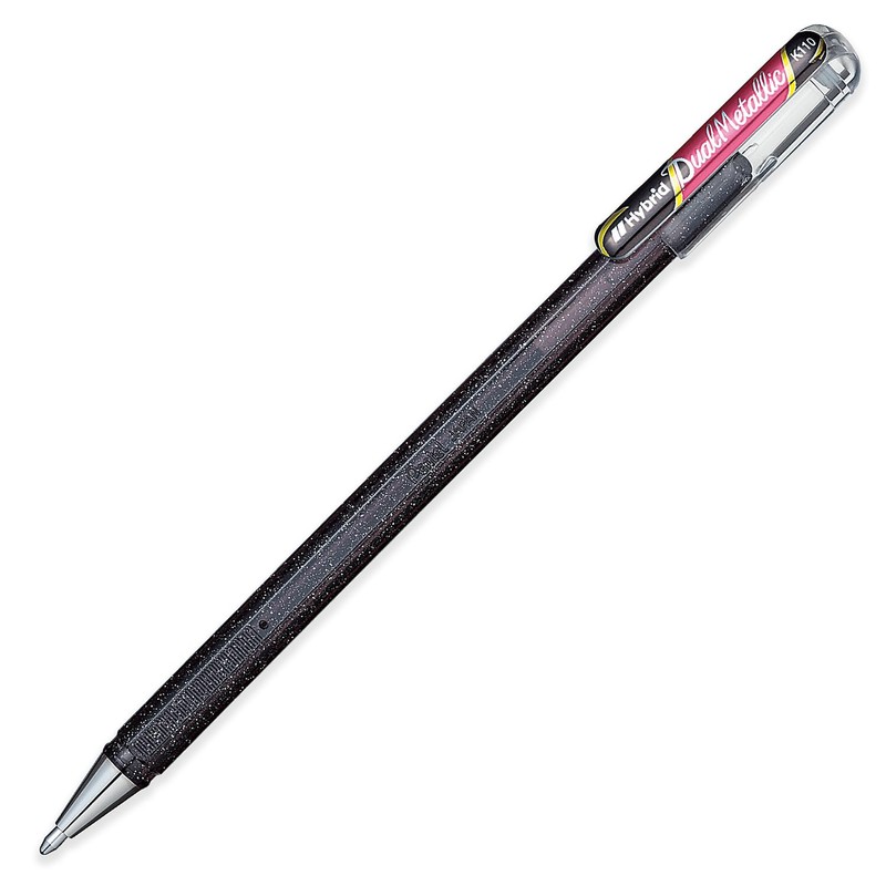 Pentel Hybrid - Dual Metallic/Mattehop - Liquid Gel Rollerball Pens