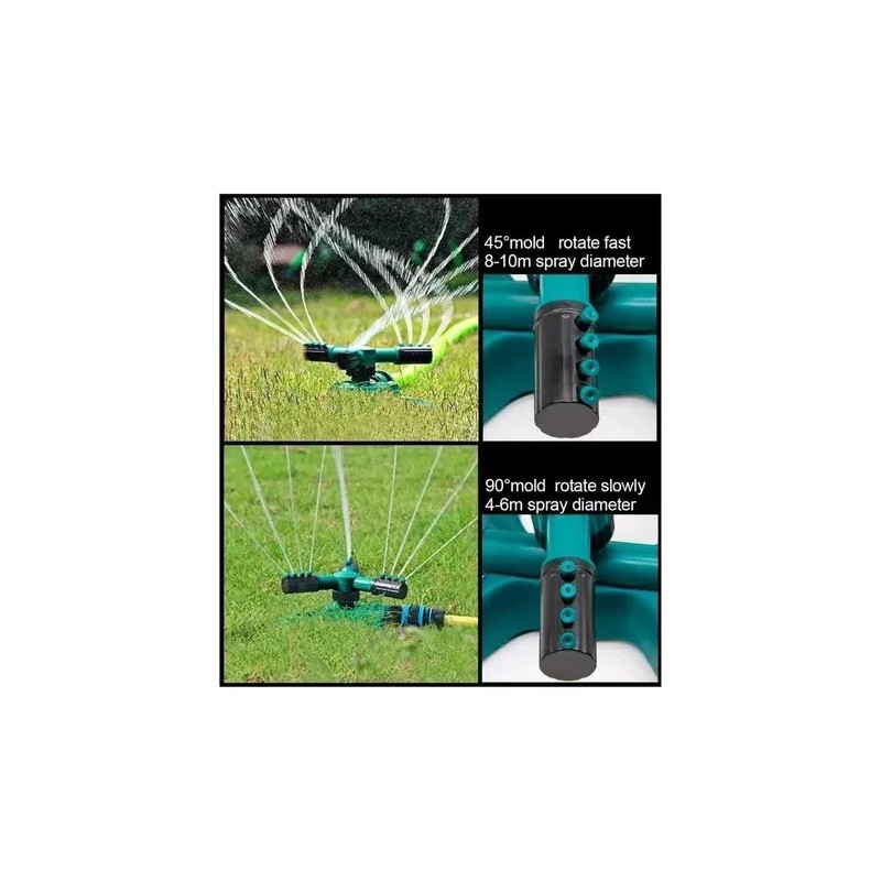 ML Aspersor Boquilla Giratoria Para Jardin Automatico Riego