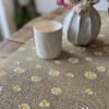 Luck and Luck Daisy Hessian Table Runner, Easter Party Table